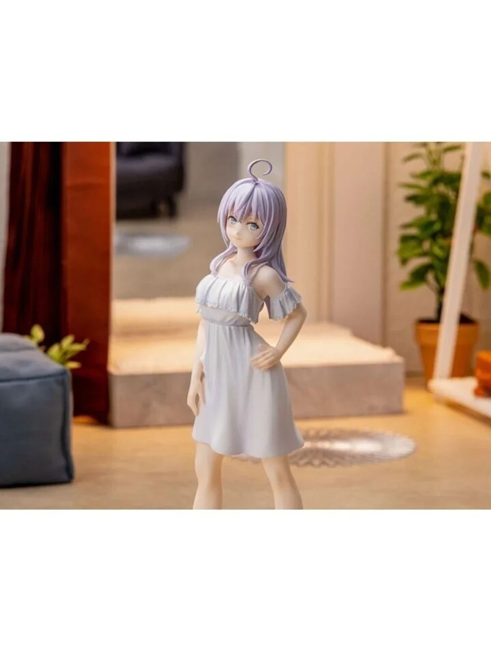Sega Luminasta Alya-san Alisa Kujou Figure White New Summer Dress NIB US Seller